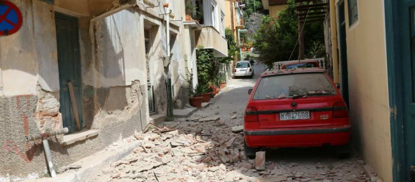 Λέσβος: Σε κατάσταση έκτακτης ανάγκης κηρύχθηκε μετά τον σεισμό